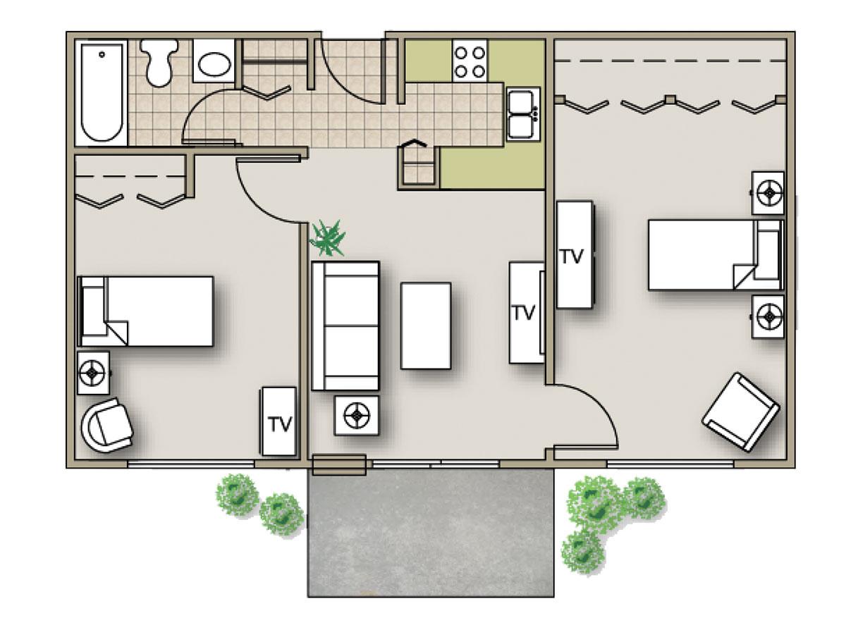 Two Bedroom